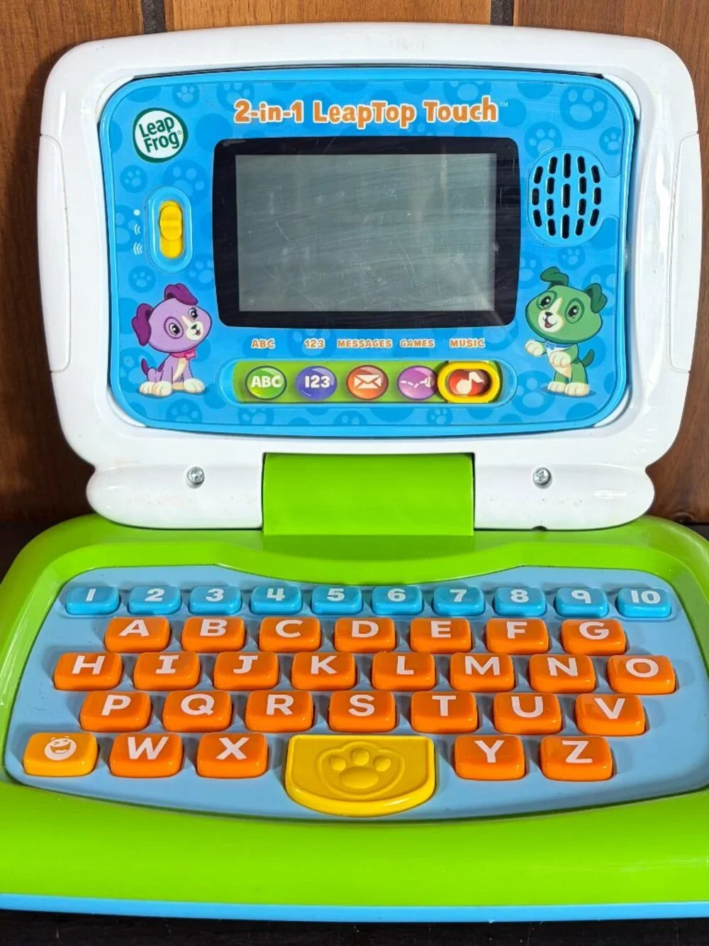 Leap Frog 2 in 1 LeapTop Touch Toy Laptop Tablet 6009 Ages 2-5 2017 Tested Works